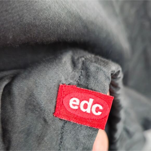 EDC by Esprit Silk Sleeveless Dress Grey Size 10 - Picture 8 of 10